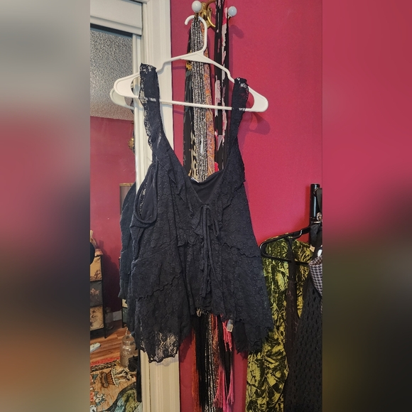 Beautiful Blue Boho Lace Tank - 3X - NWT - Picture 5 of 8